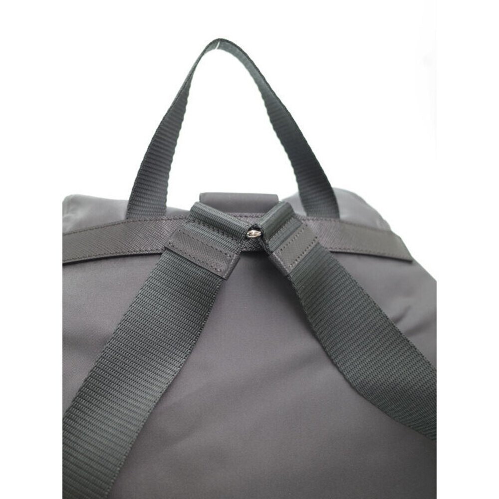 Prada Re Nylon Saffiano Leather Backpack Black - Picture 9 of 9